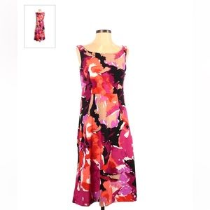 Trina Turk Retro Floral Dress Size 4